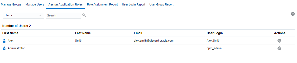 Assign Application Roles to Users
